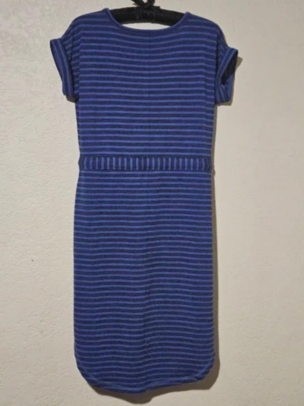 NWOT Talbots Striped Midi Blue Dress Small - Picture 3 of 5